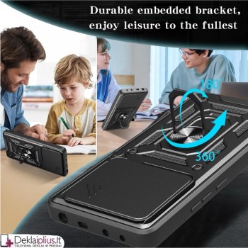 5in1 smūgiams atsparus dėklas su kameros apsauga - juodas (Motorola Edge 60 Fusion/Edge 60) 5in1 smūgiams atsparus dėklas su kameros apsauga - juodas (Motorola Edge 60 Fusion/Edge 60)